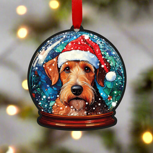 Airedale Terrier Snow Globe Decoration